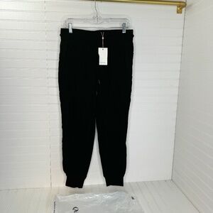 NWT Quince Vintage Wash Tencel Utility Jogger Black Medium